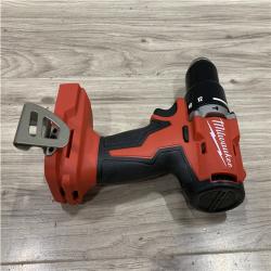Milwaukee 18V Lithium-Ion Brushless Cordless 1/2 in. Compact Hammer Drill/Driver (Tool-Only)