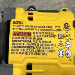 AS-IS DEWALT 20V MAX XR Cordless Impact Driver (Tool Only)