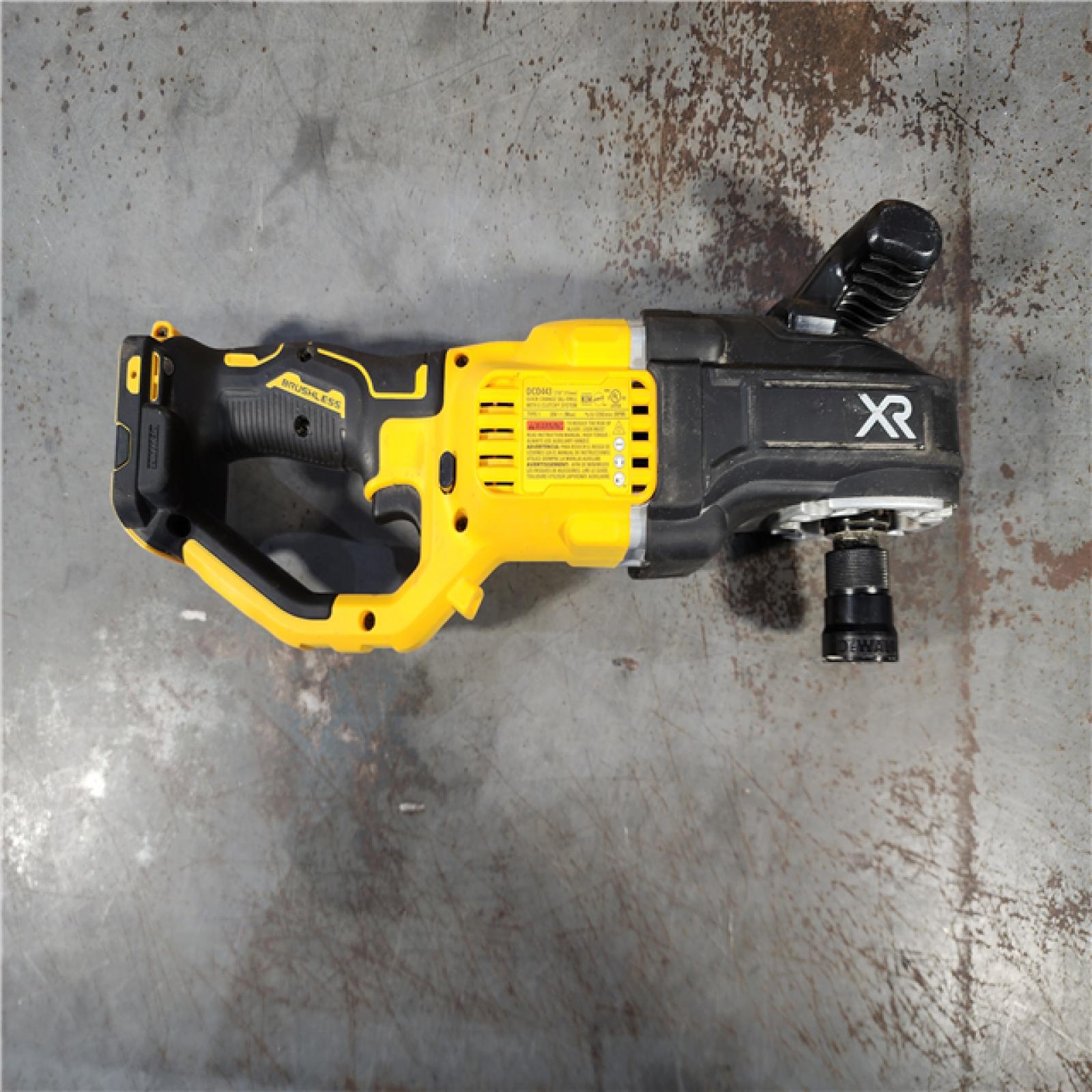 HOUSTON LOCATION - AS-IS DeWalt 20V MAX XR Brushless Cordless 7/16 Quick Change Compact Stud & Joist Drill (Tool Only) DCD447B