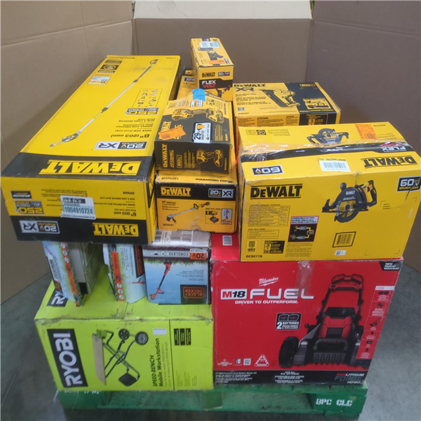 CALIFORNIA AS-IS TOOL PALLET