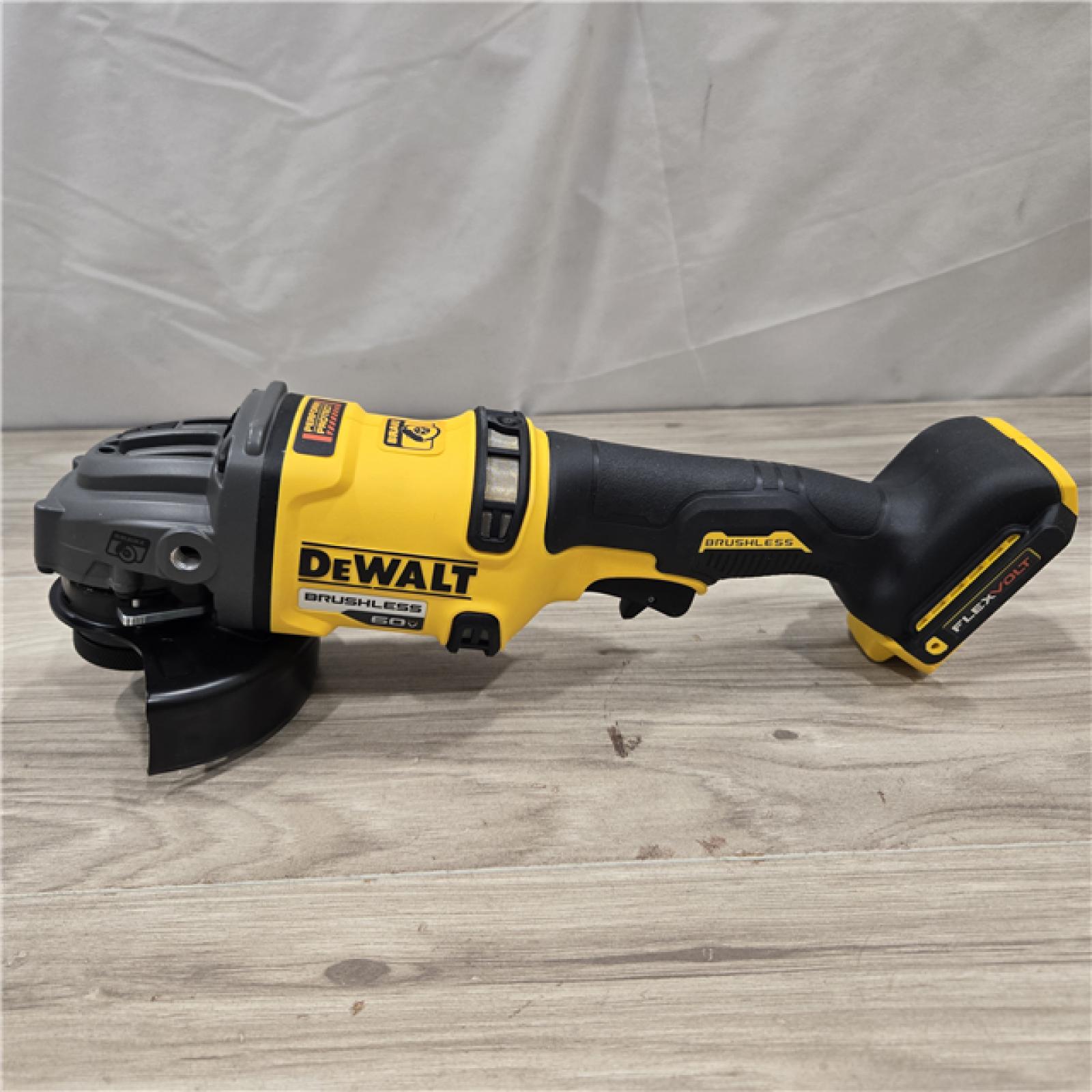 AS-IS DEWALT 60V MAX Cordless 4.5 in. to 6 in. Small Angle Grinder (Tool Only)