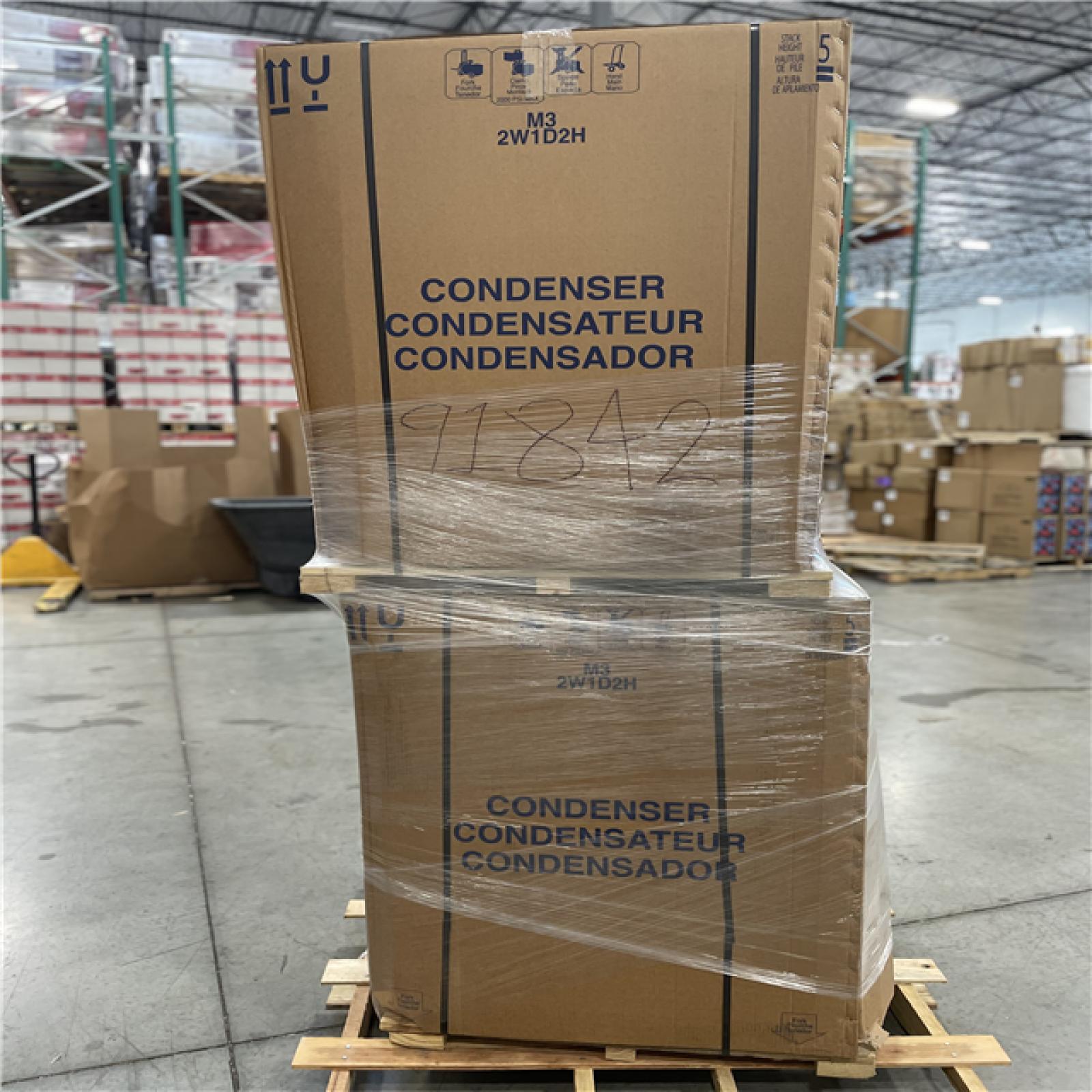 DALLAS LOCATON - AS-IS Smartcomfort® By Carrier 2.5 Ton 14.3 Seer2 Condensing Unit PALLET-(2 UNITS)