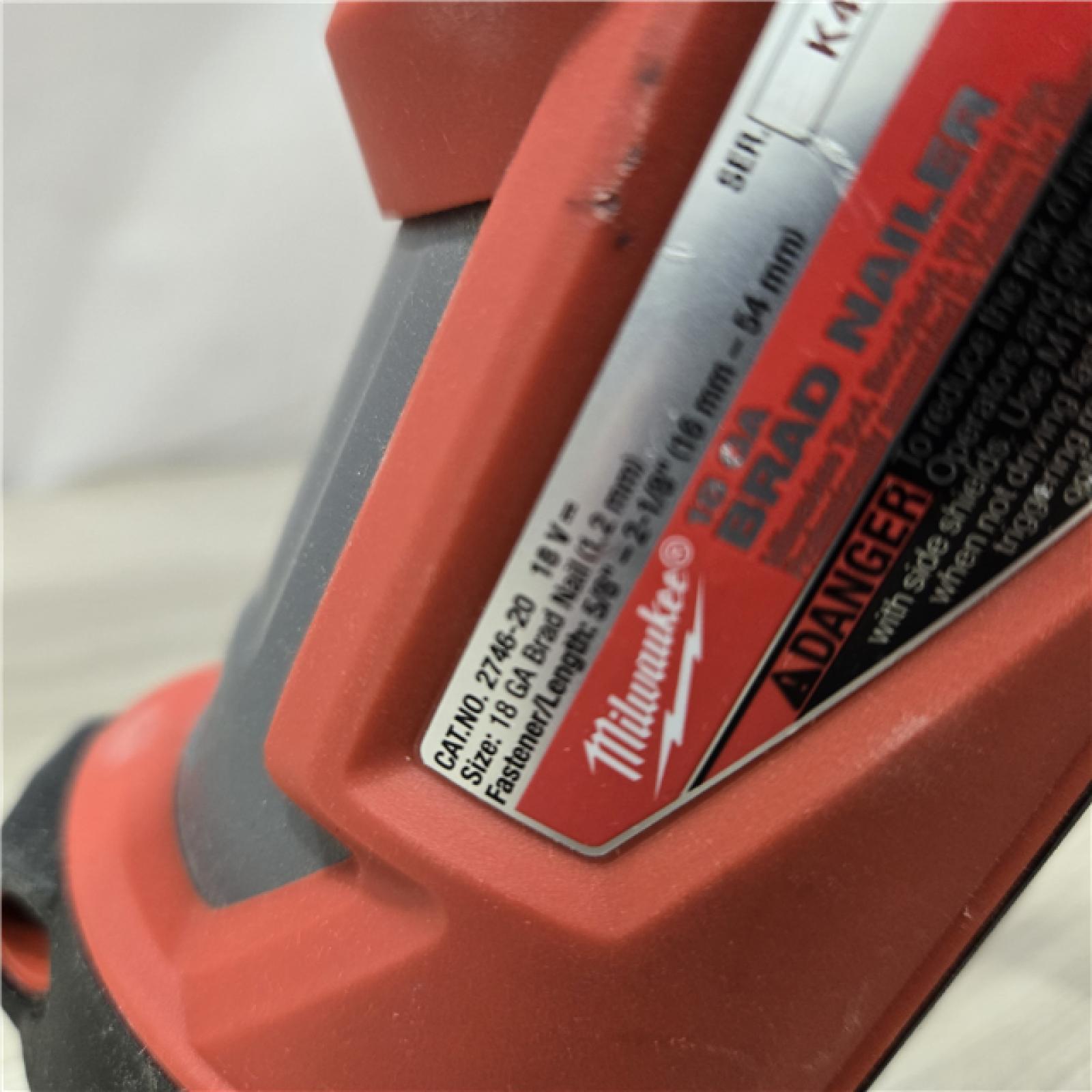 AS-IS Milwaukee M18 Fuel 18V 18-Gauge Brad Nailer 2746-20 (Bare Tool)