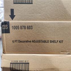 Phoenix Location NEW Everbilt 6 ft. Decorative Shelf Kit Pallet (24-Boxes)