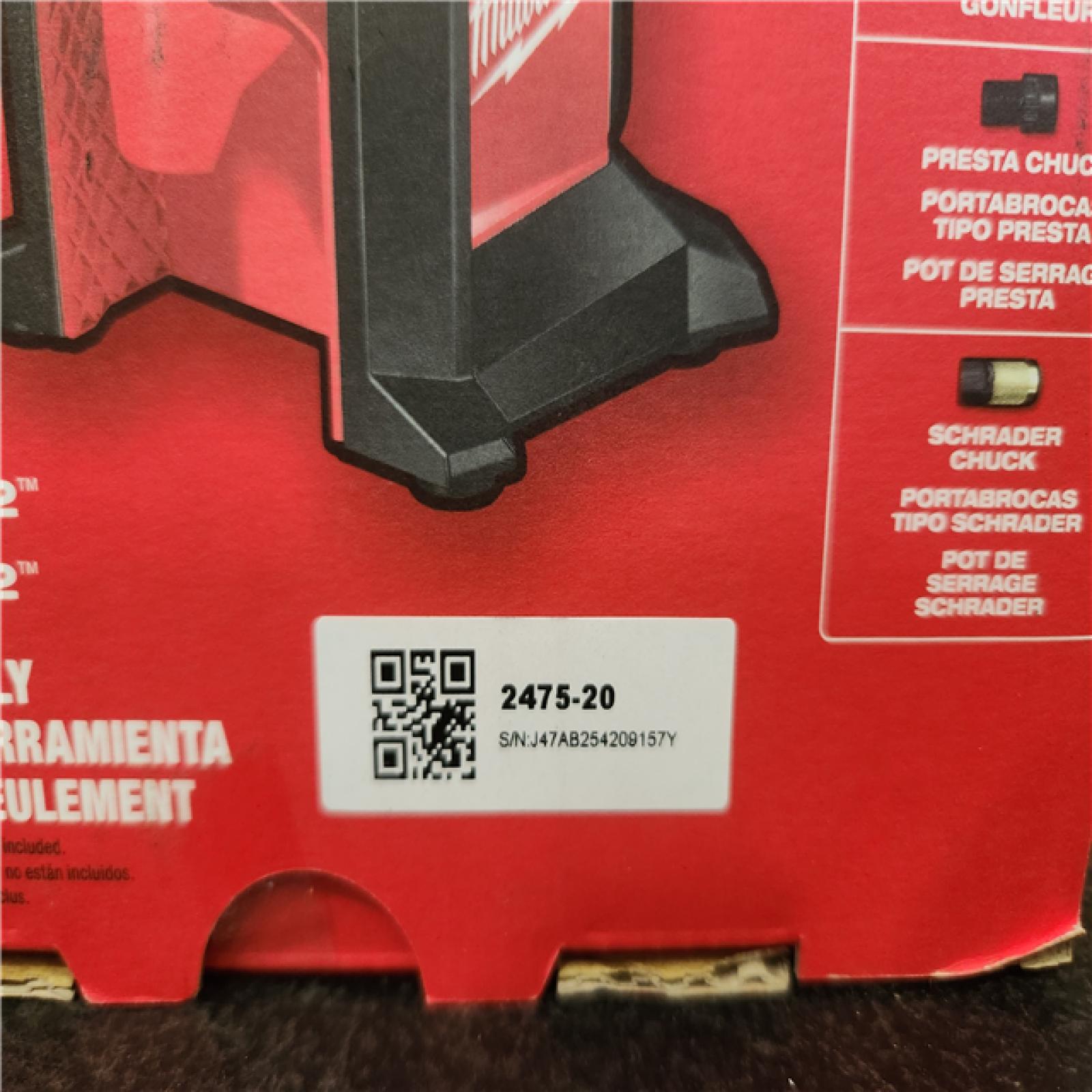 Phoenix NEW Milwaukee M12 12-Volt Lithium-Ion Cordless Electric Portable Inflator (Tool-Only) SEALED