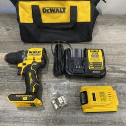 AS-IS DEWALT Atomic 20V Lithium-Ion Cordless Compact 1/2 in. Drill/Driver Kit