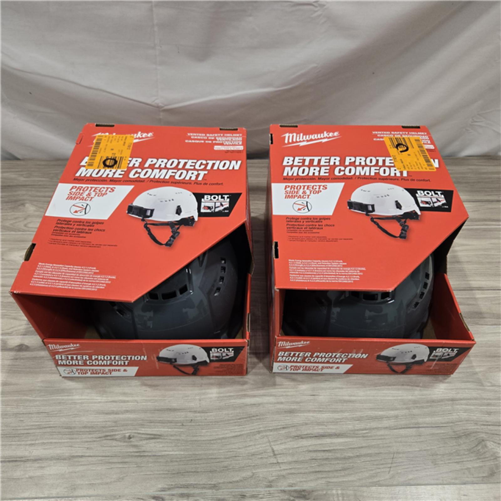 NEW! - BOLT Type 2 Class C Vented Safety Helmet (2-Pack)