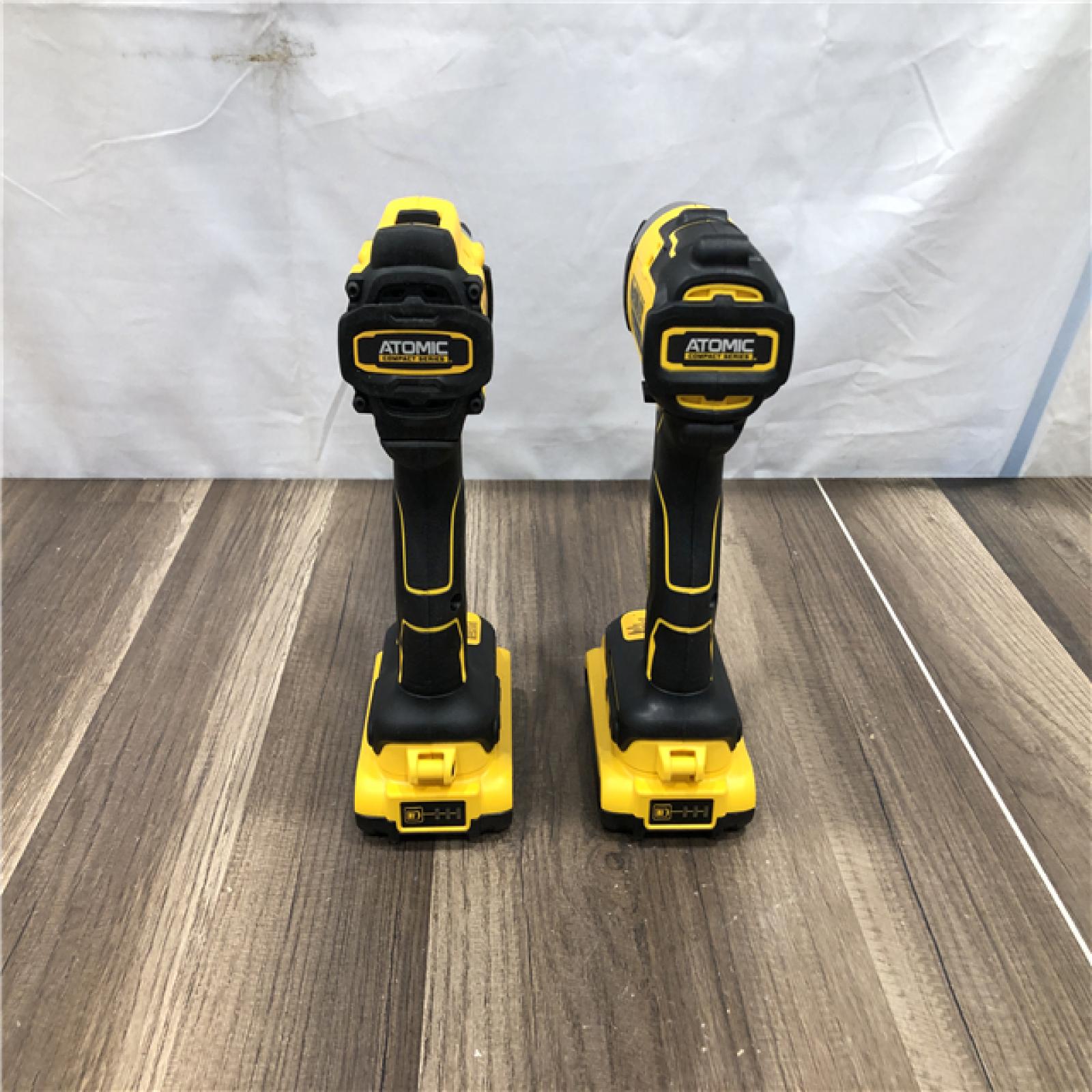 AS-IS DEWALT ATOMIC 20-Volt MAX Lithium-Ion Cordless Combo Kit