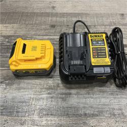AS-IS DEWALT 20V MAX XR POWERSTACK Lithium-Ion Battery Starter Kit with 3.5Ah Battery and Charger
