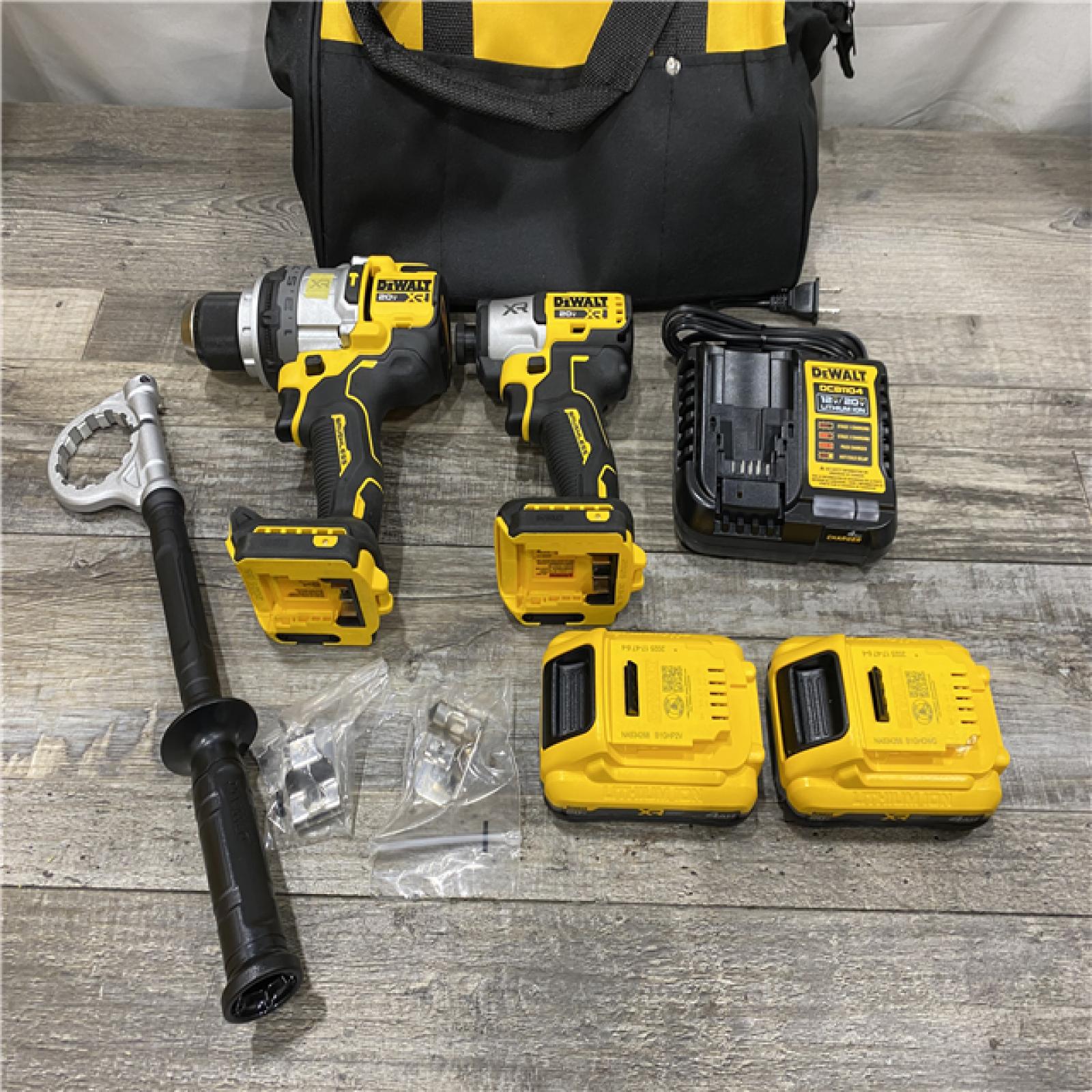 AS-IS DEWALT 20V MAX Lithium-Ion Cordless 2-Tool Combo Kit