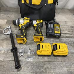 AS-IS DEWALT 20V MAX Lithium-Ion Cordless 2-Tool Combo Kit