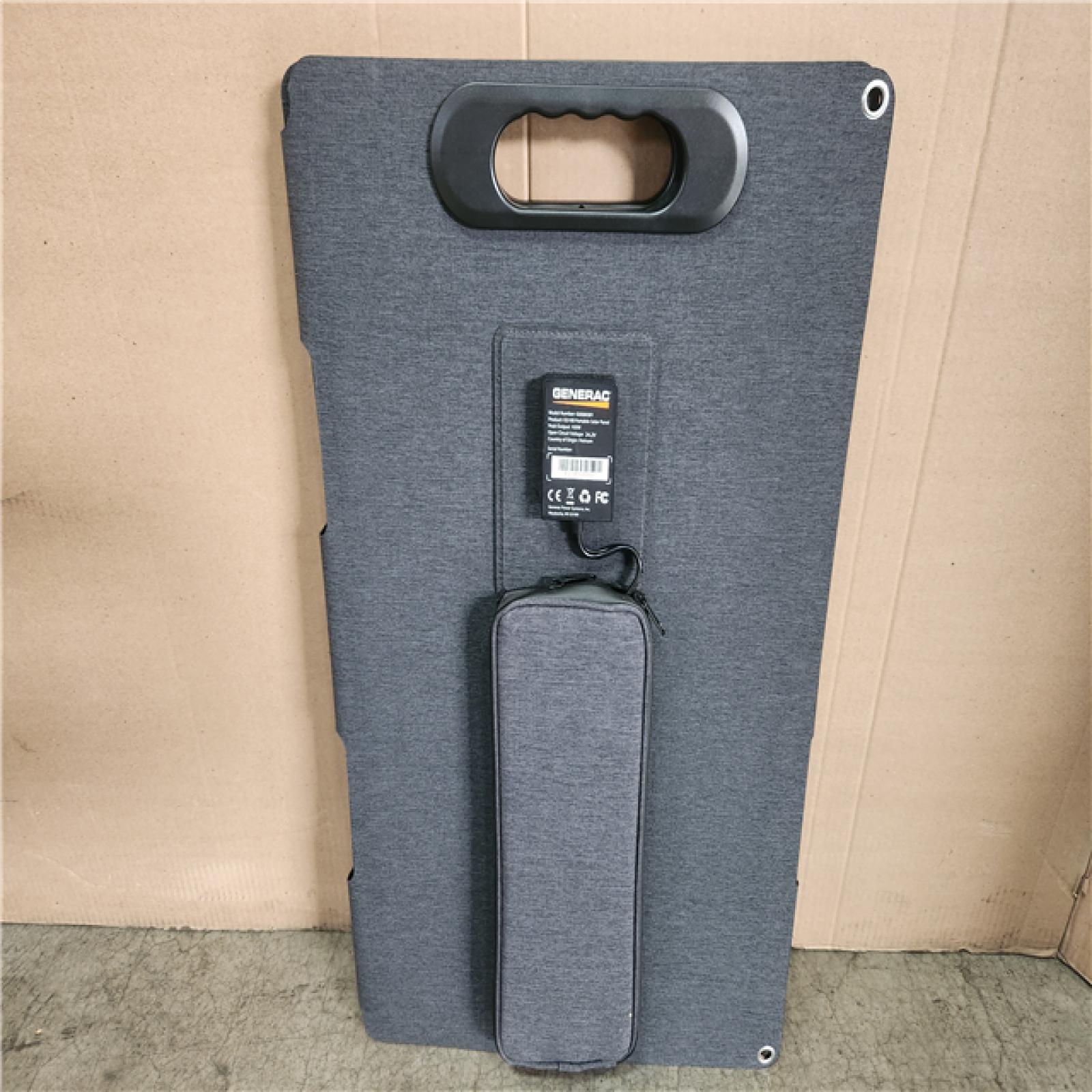 Phoenix NEW Generac 100-Watt Portable Solar Panel with 20.1 Volt Output  IP67 Solar Charger for Power Station / Generator - GS100