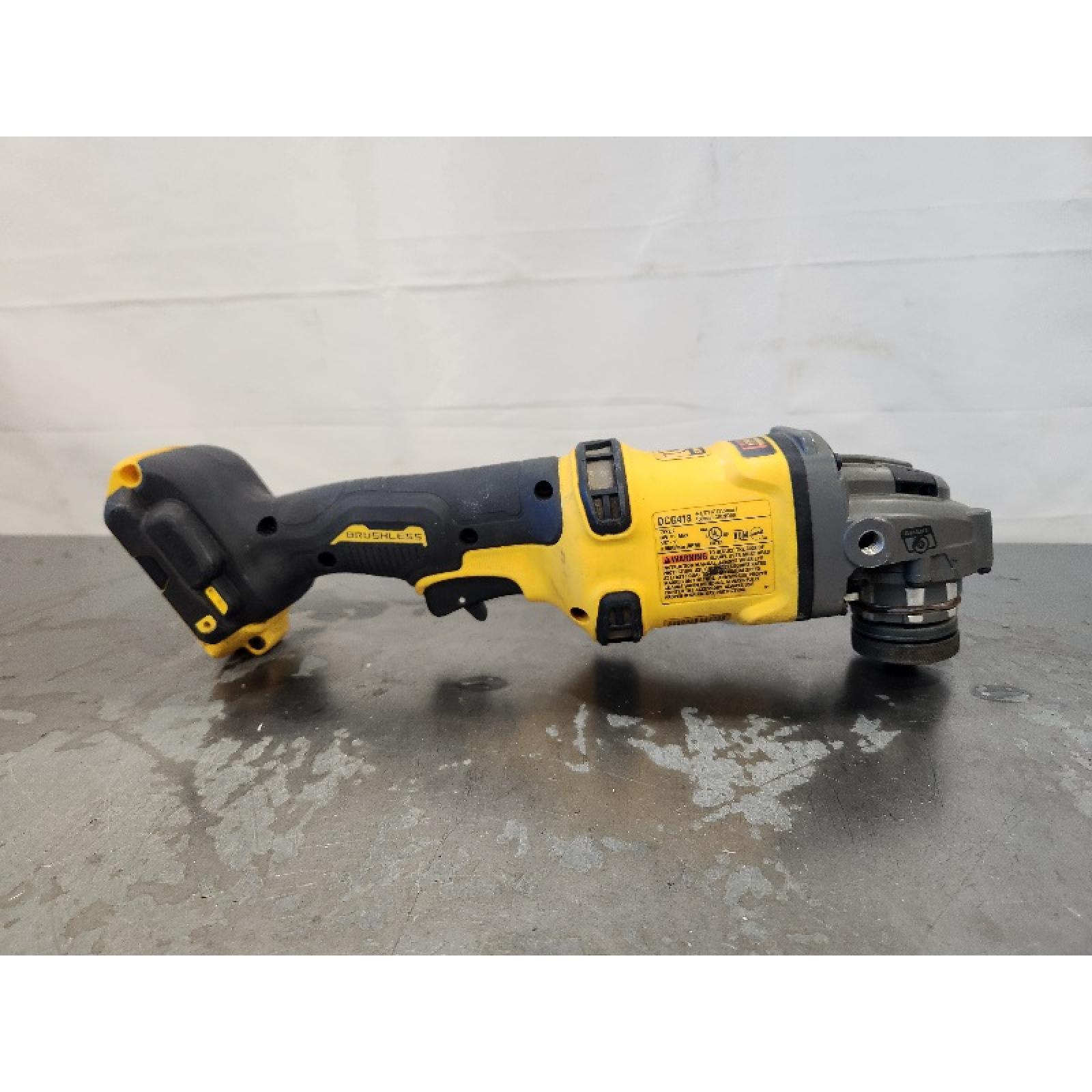 AS-IS- DEWALT 60V MAX Cordless Brushless 4.5 in. to 6 in. Small Angle Grinder with Kickback Brake (Tool Only)