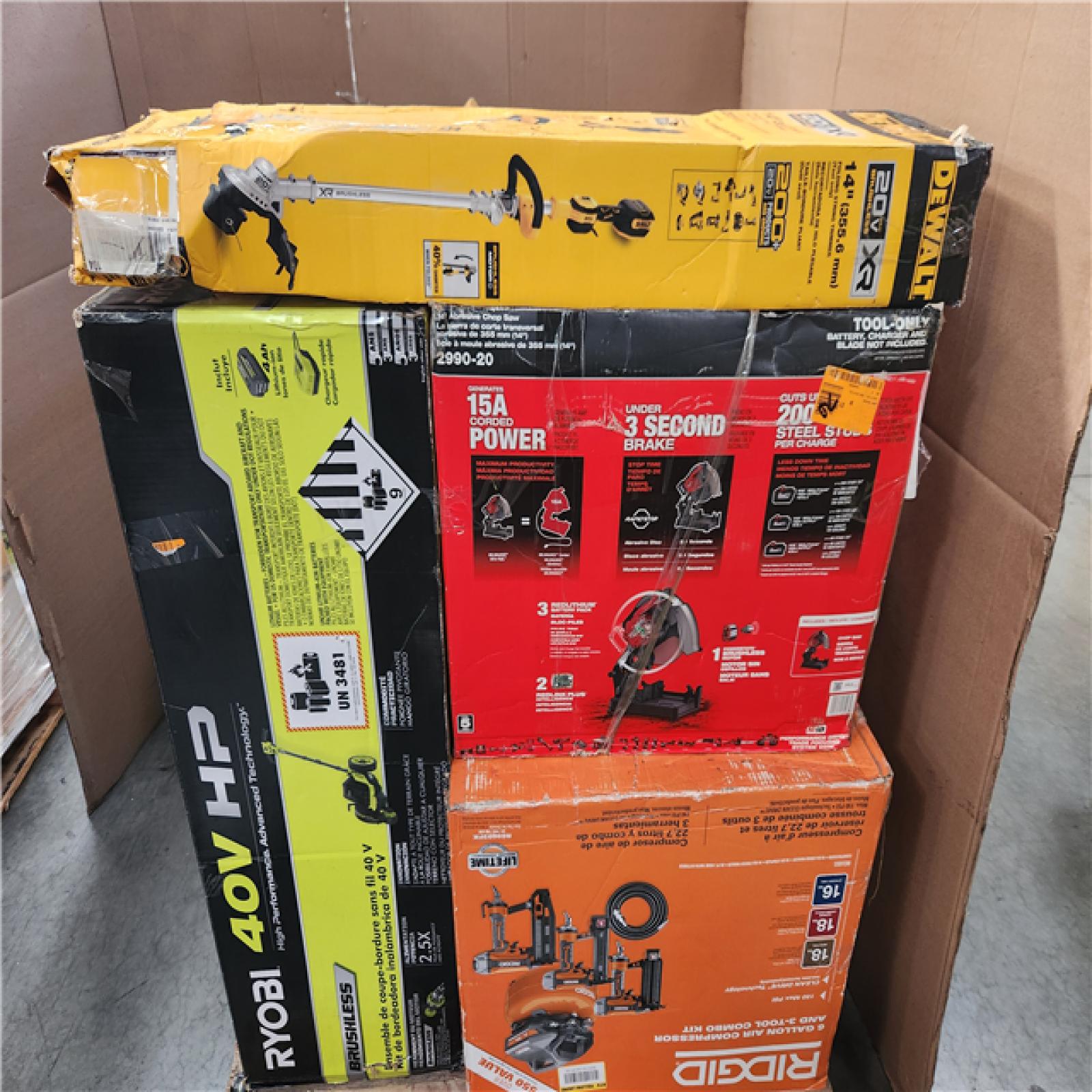 CALIFORNIA AS-IS TOOL PALLET
