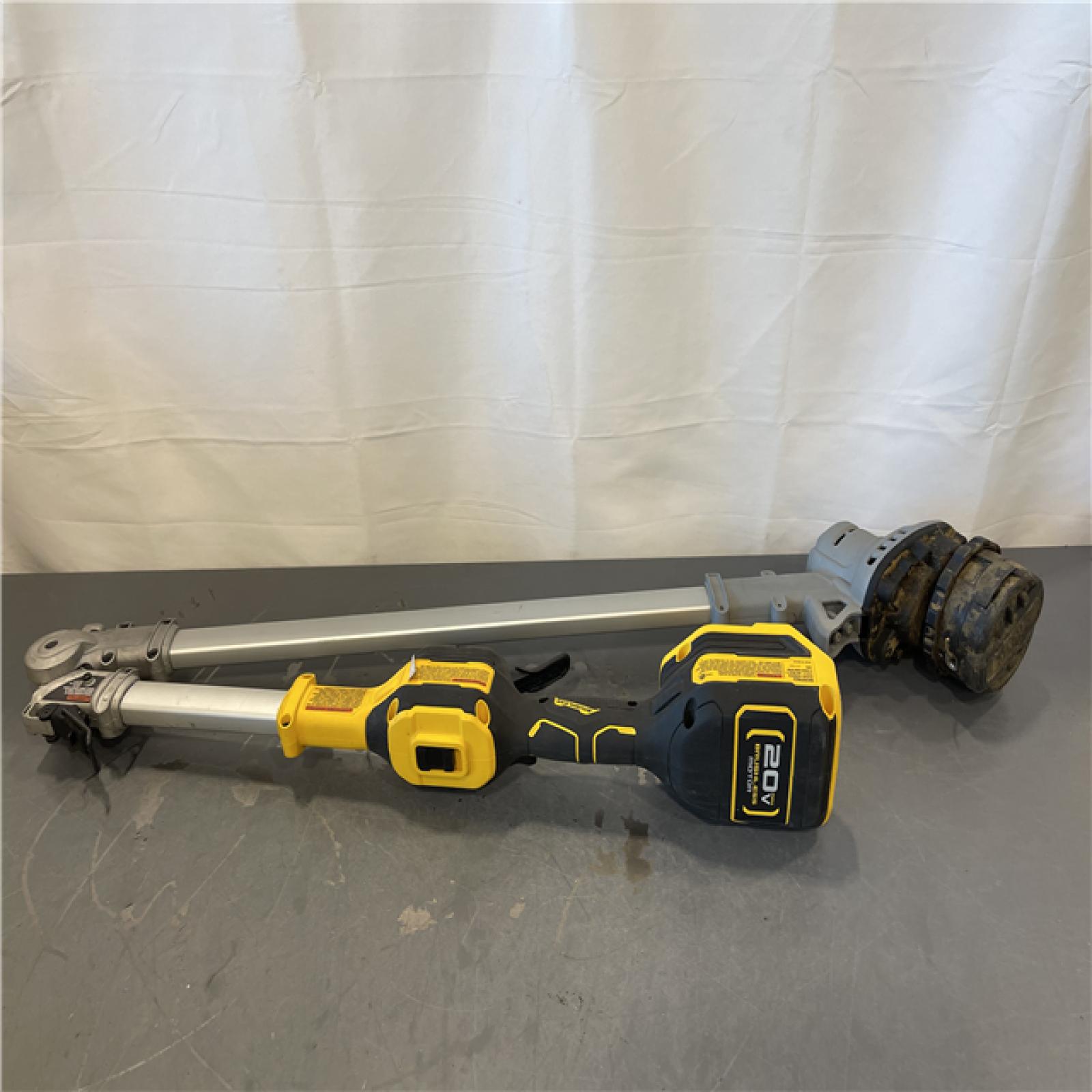 AS-IS - DEWALT 20V MAX 14 in. Brushless Cordless Battery Powered Foldable String Trimmer