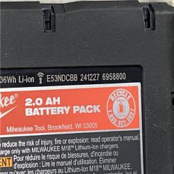 AS-IS Milwaukee 18V Lithium-Ion Brushless Cordless Compact Drill/Impact Combo Kit