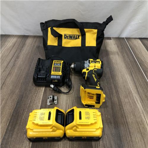 AS-IS DEWALT 20V XR Lithium-Ion Cordless Brushless 1/2 in. Drill/Driver Kit