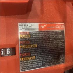 AS-IS Milwaukee FUEL 18V Lithium-Ion Cordless Brushless 6-1/2 in. Plunge Cut Track Saw (Tool-Only)