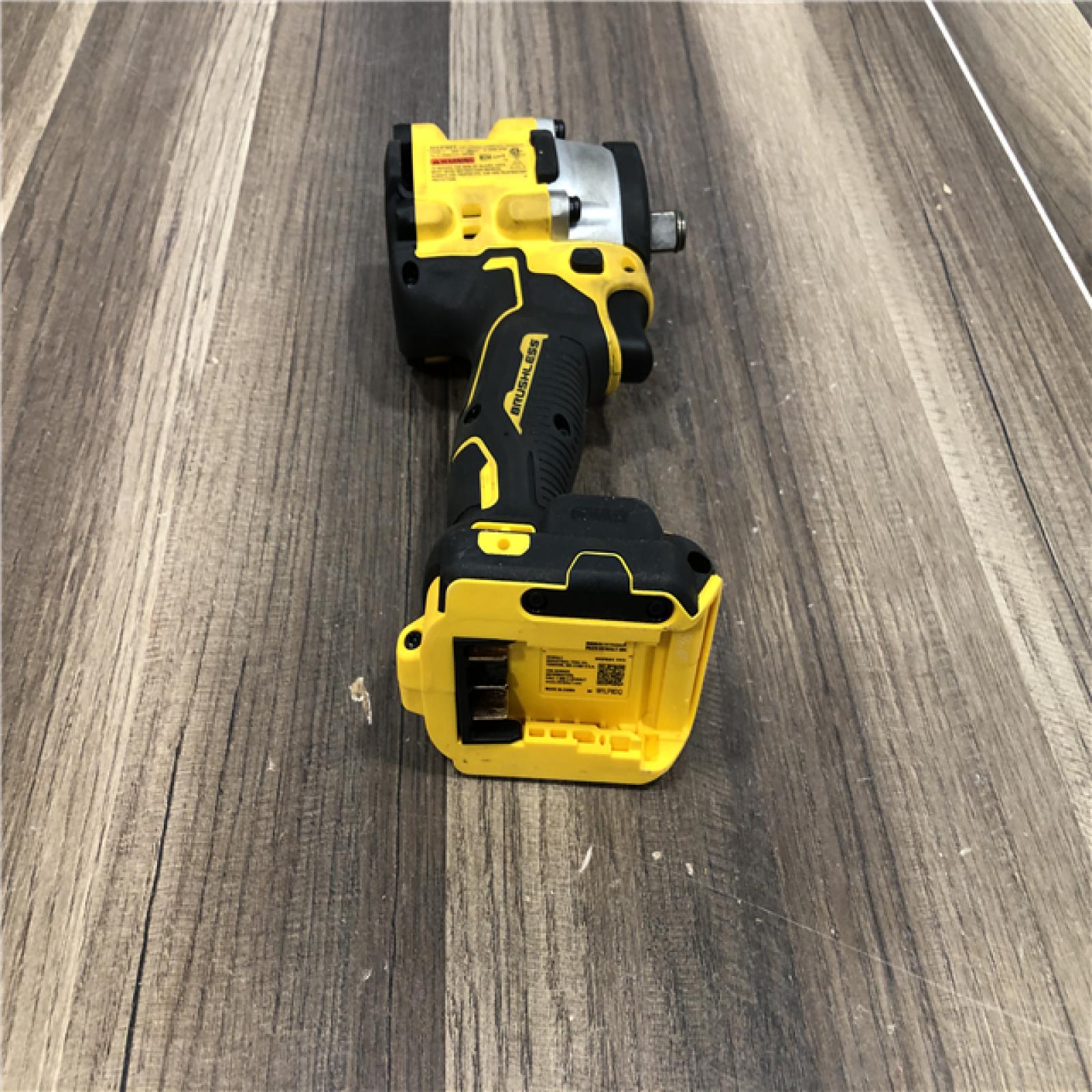 AS-IS DEWALT ATOMIC 20V MAX Cordless Brushless 1/2 in. Variable Speed Impact Wrench (Tool Only)