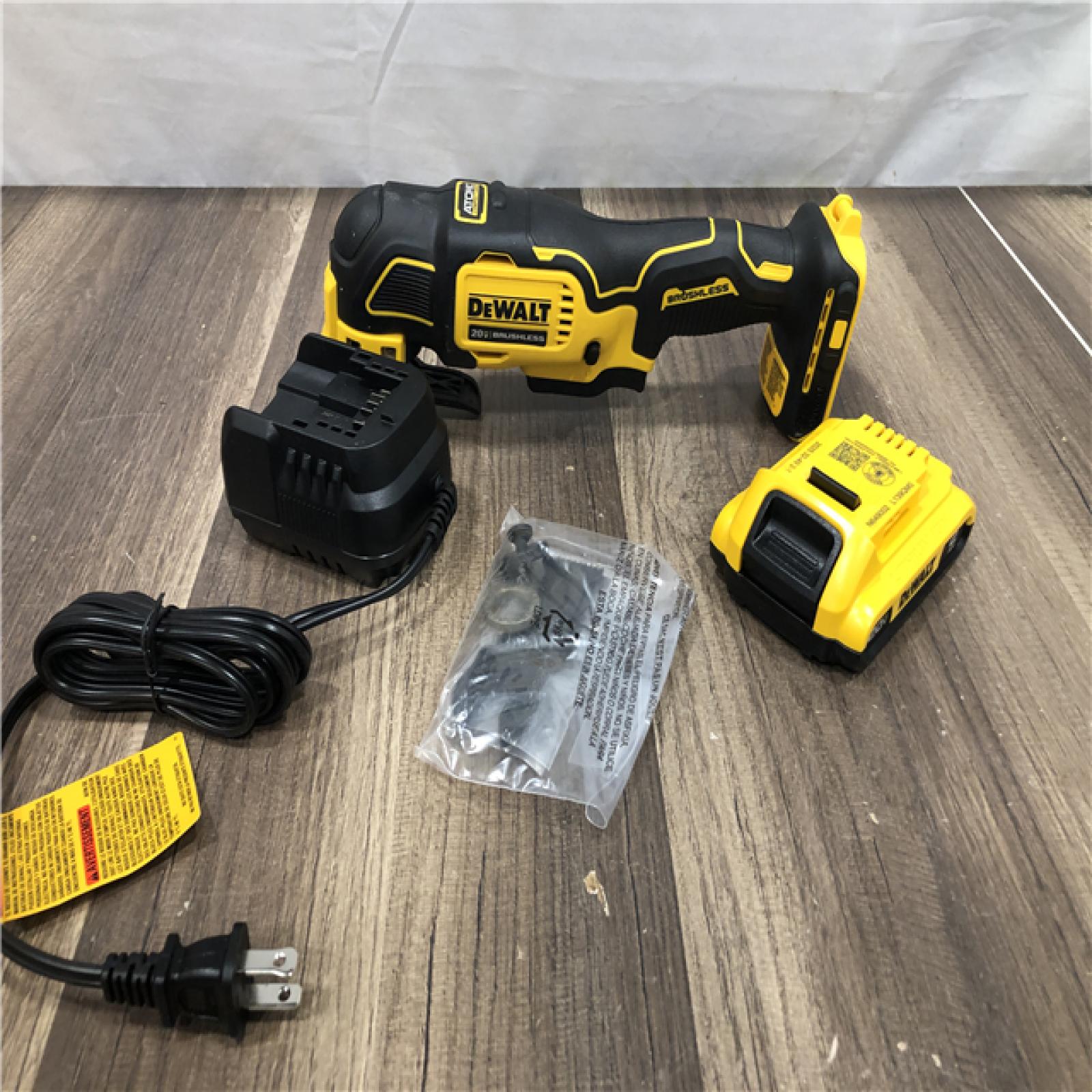 AS-IS DEWALT ATOMIC 20V MAX Cordless Brushless Oscillating Multi Too  Kit