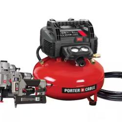 Dallas BOSTITCH 6 Gal. Portable Electric Air Compressor with 16-Gauge  18-Gauge and 23-Gauge Nailer 3 Tool Combo Kit
