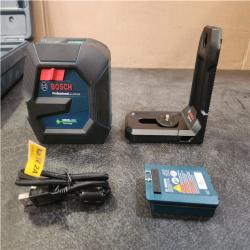 Phoenix NEW Bosch 100 ft. Green Self Leveling Line Laser Level with Li-Ion Battery, Adjustable L-Bracket Mount and Hard Carrying Case