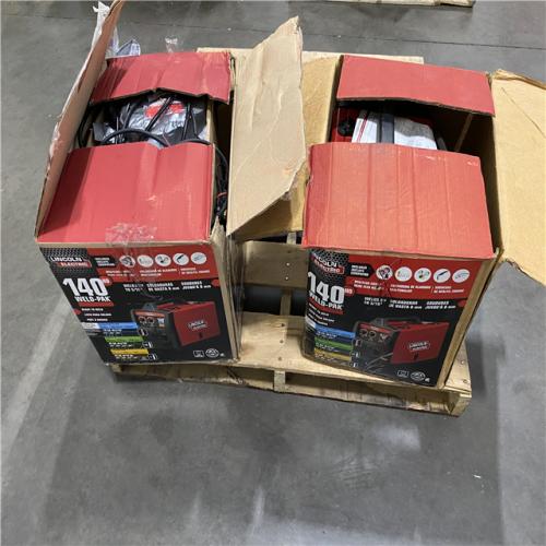 Dallas Location - As-Is Lincoln Electric Weld-Pak 140 Amp MIG (Lot Of 2)