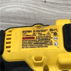 AS-IS DeWalt 20V MAX 1/2 in. Cordless Mid-Range Impact Wrench (Tool-Only)