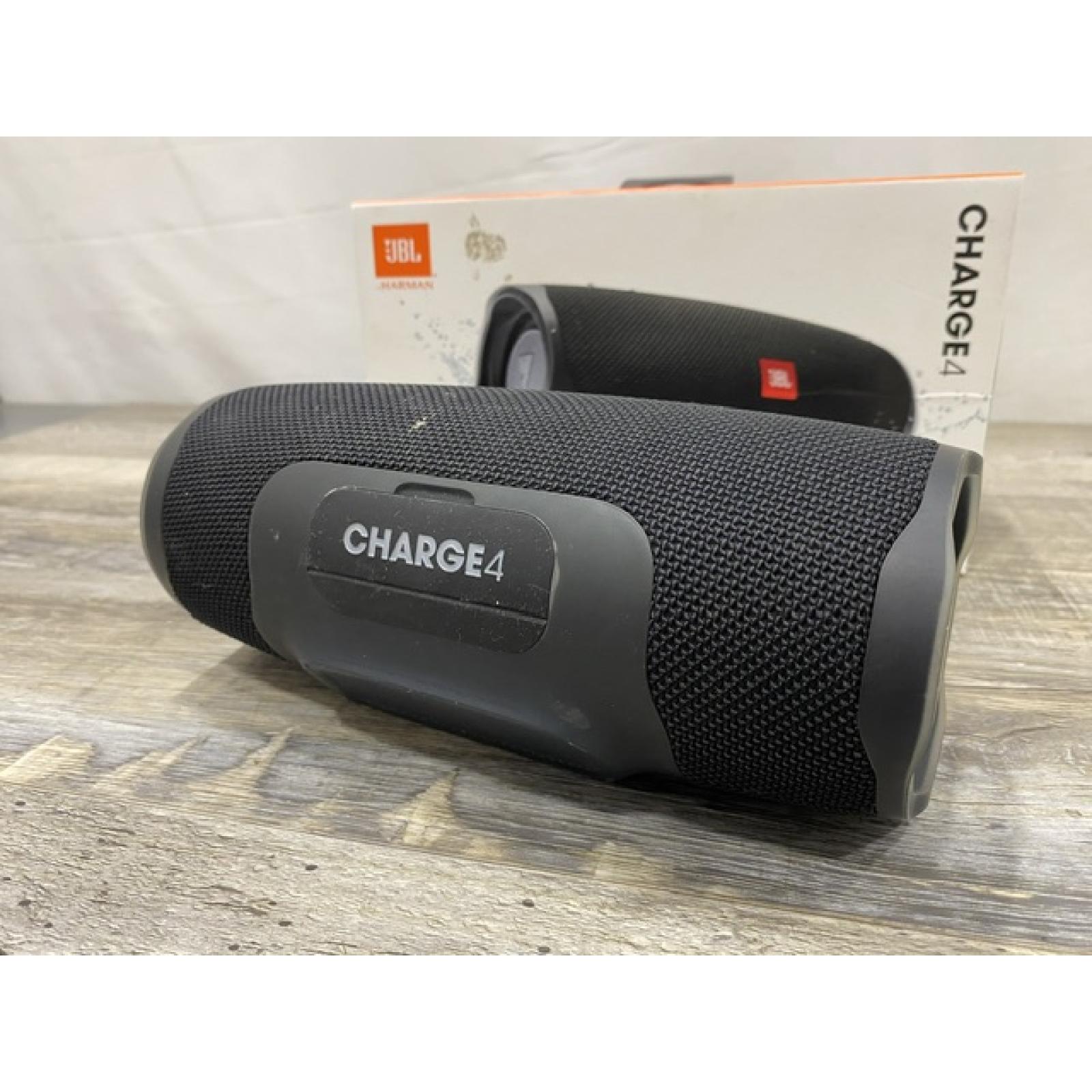 AS-IS JBL Charge 4 - Waterproof Portable Bluetooth Speaker - Black