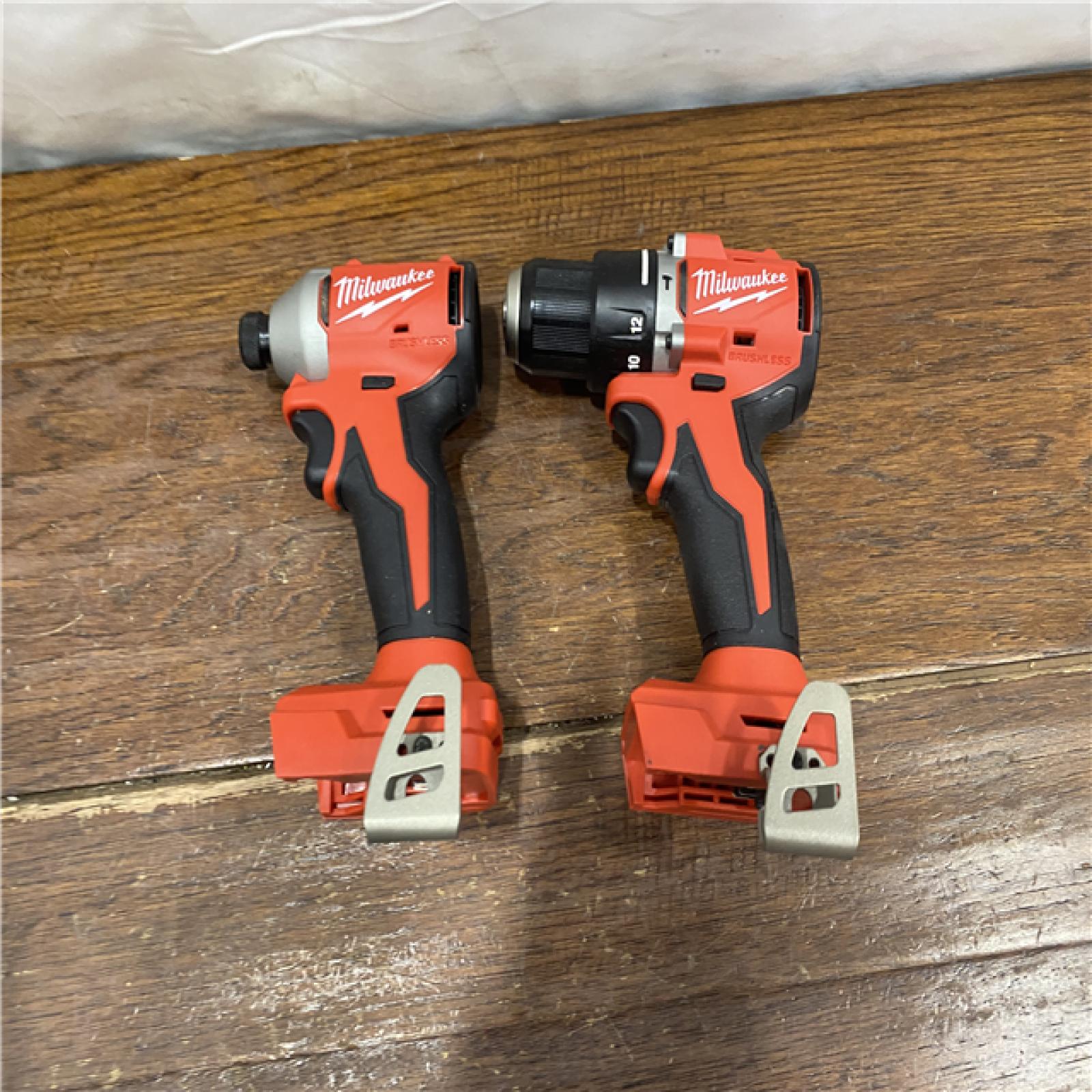 AS-IS Milwaukee M18 Compact Brushless 2-Tool Combo Kit