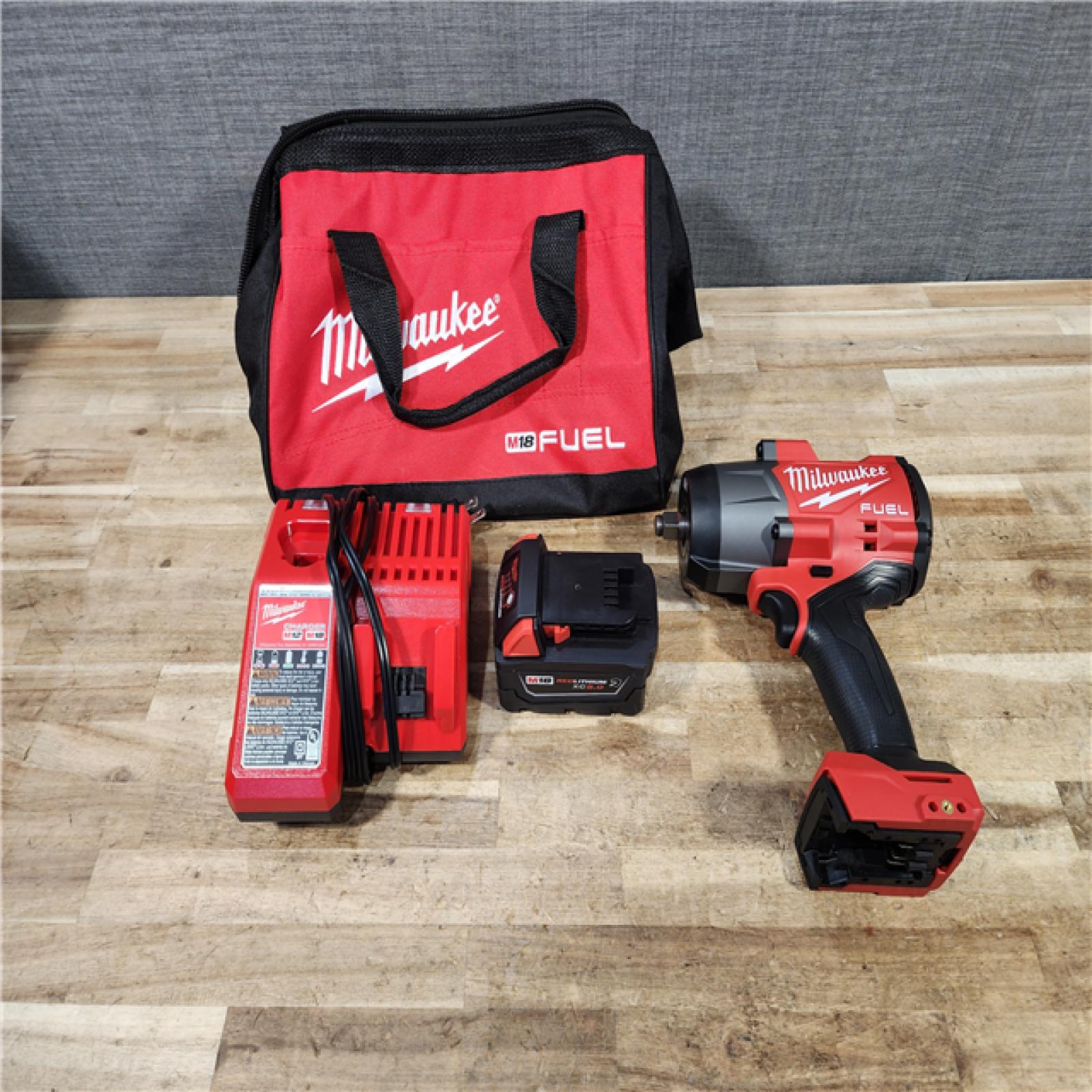HOUSTON LOCATION - AS - IS Milwaukee FUEL 18V Lithium-Ion Brushless Cordless 1/2 in. Impact Wrench w/Friction Ring Kit
