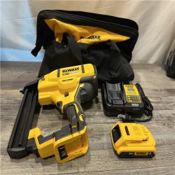 AS-IS DEWALT 20V MAX XR Lithium-Ion Cordless 18-Gauge Narrow Crown Stapler Kit