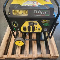 California AS-IS Champion Power Equipment 100592 6250 Watts Gas & Propane Powered Dual-Fuel Portable Generator with CO Shield Technology