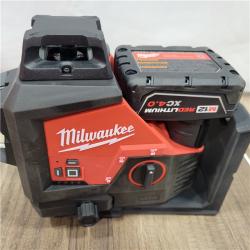 AS-IS Milwaukee-3632-21 M12 Green Beam Laser 360Â° 3-Plane Kit