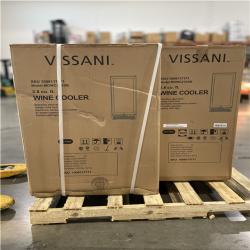 DALLAS LOCATION- VISSANI 15 in. W 27-Bottle Dual Zone Wine Cooler in Stainless Steel Pallet (4 UNITS)