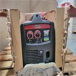 CALIFORNIA AS-IS LINCOLN ELECTRIC 180HD WELD-PAK