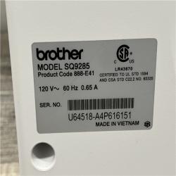 AS-IS Brother SQ9285 Computerized Sewing and Quilting Machine