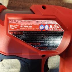 HOUSTON LOCATION - AS-IS MILWAUKEE FUEL 18V Cordless 18-Gauge 1/4 in. Narrow Crown Stapler (Tool-Only)