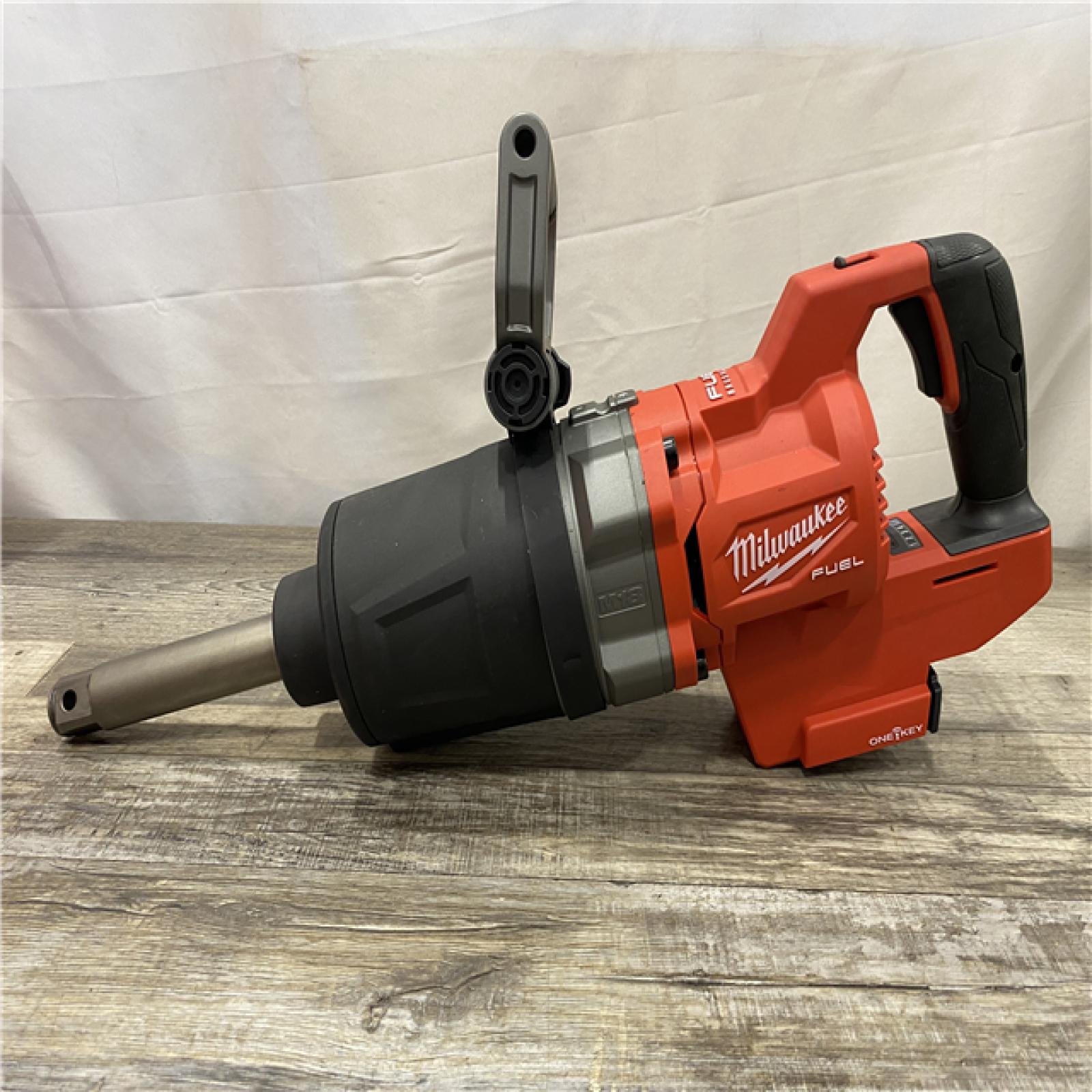 AS-IS Milwaukee FUEL 18V Lithium-Ion Brushless Cordless 1 in. Impact Wrench Extended Reach D-Handle (Tool-Only)