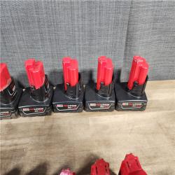 HOUSTON LOCATION - AS-IS MILWAUKEE BATTERY PACK QTY - 25