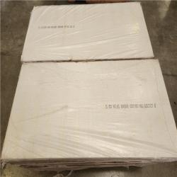 Phoenix AS-IS USG Ceilings 2 ft. x 4 ft. Radar Basic White Square Edge Lay-In Ceiling Tile  pallet of 10