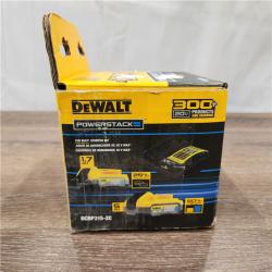 AS-IS DEWALT Powerstack 20-Volt Lithium-Ion 5.0 Ah and 1.7 Ah Batteries and Charger
