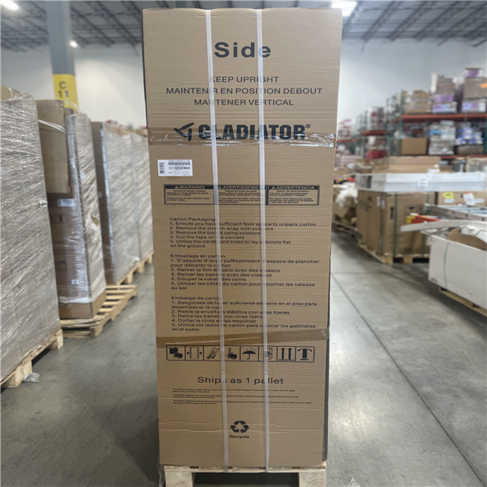 DALLAS LOCATION- NEW! GLADIATOR FLEX 5 CABINET SYSTEM D Pre-Assembled