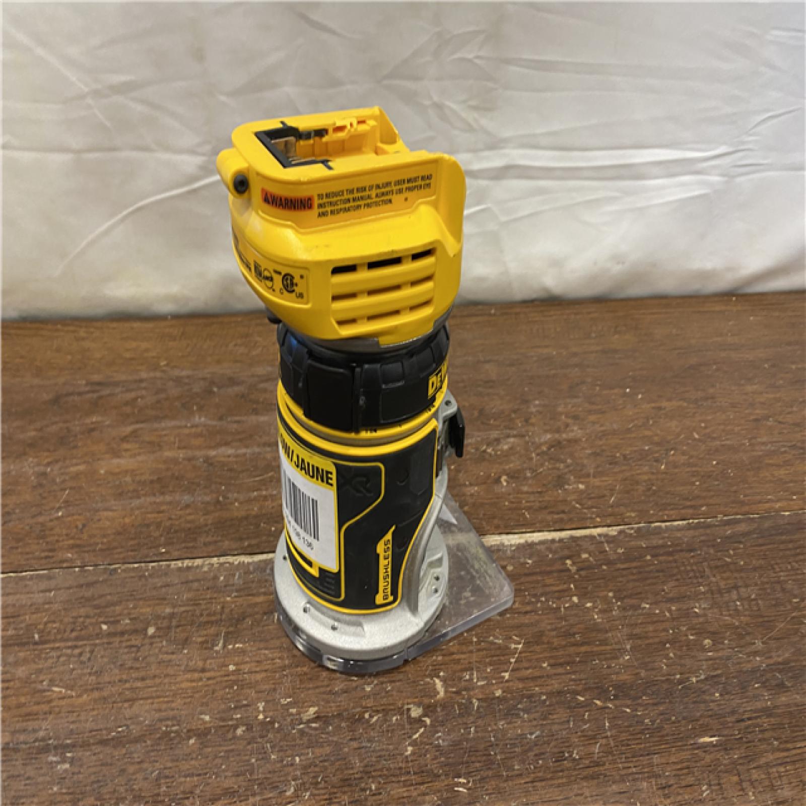 AS-IS Dewalt 20V MAX XR Brushless Cordless Compact Router (Tool Only)