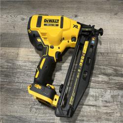 AS-IS DEWALT 20V MAX XR Lithium-Ion Electric Cordless 16-Gauge Angled Finishing Nailer (Tool Only)