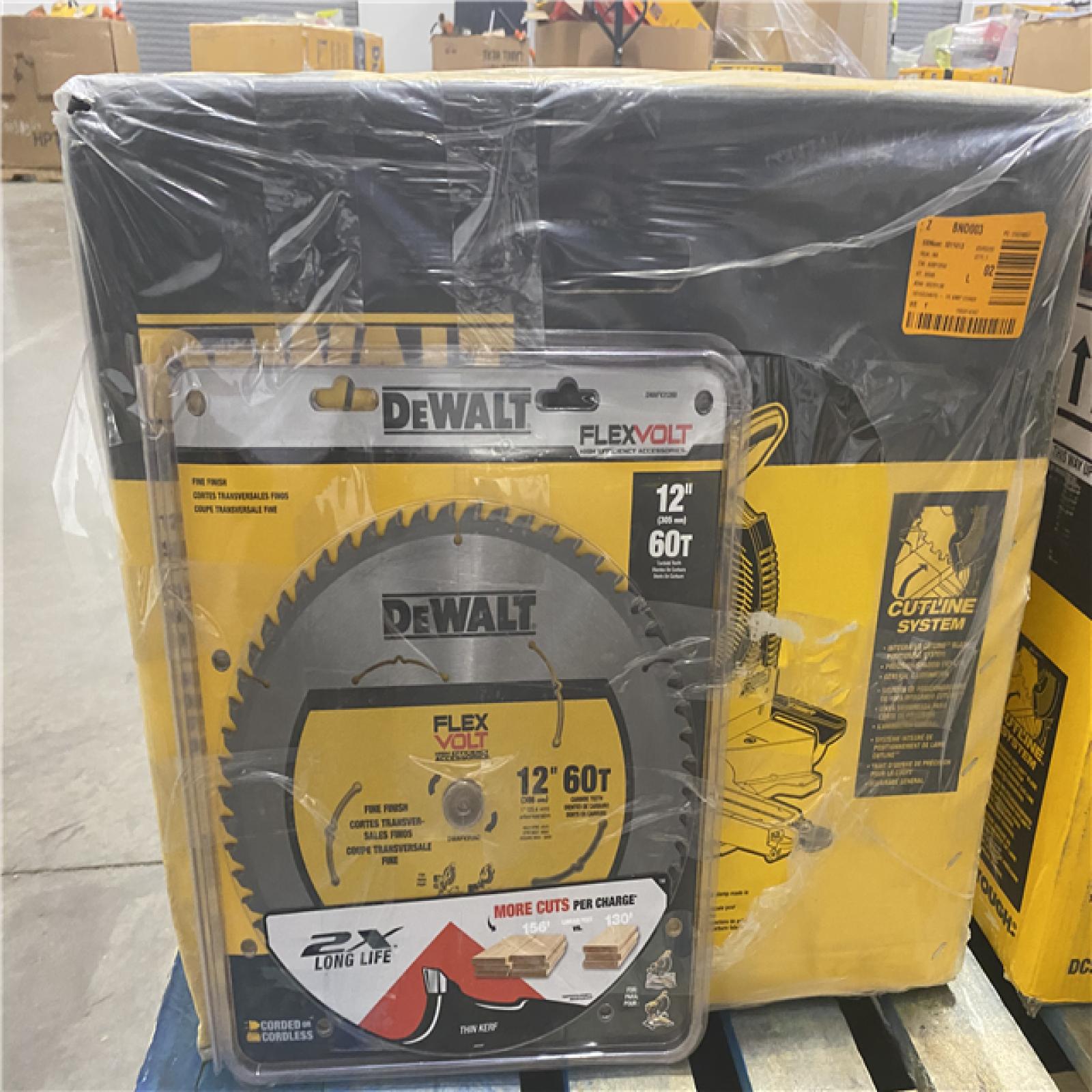 NEW- DEWALT 15 Amp Corded 12 in. Double Bevel Sliding Compound Miter Saw