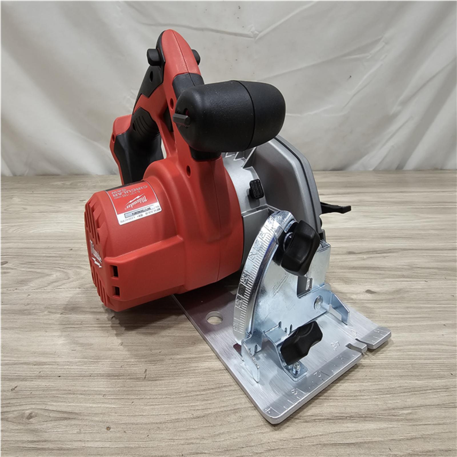 AS-IS Milwaukee 18V Lithium-Ion Cordless 6-1/2 in. Circular Saw (Tool-Only)