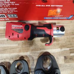 HOUSTON LOCATION - AS-IS (APPEARS LIKE NEW) M18 18-Volt Lithium-Ion Brushless Cordless FORCE LOGIC Press Tool Kit with 1/2 in. - 2 in. Jaws Kit (6-Jaws Included)
