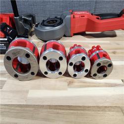 HOUSTON LOCATION - AS-IS (APPEARS LIKE NEW) Milwaukee 2870-22 M18 18V FUEL Cordless Compact Pipe Threader W/ ONE KEY Kit