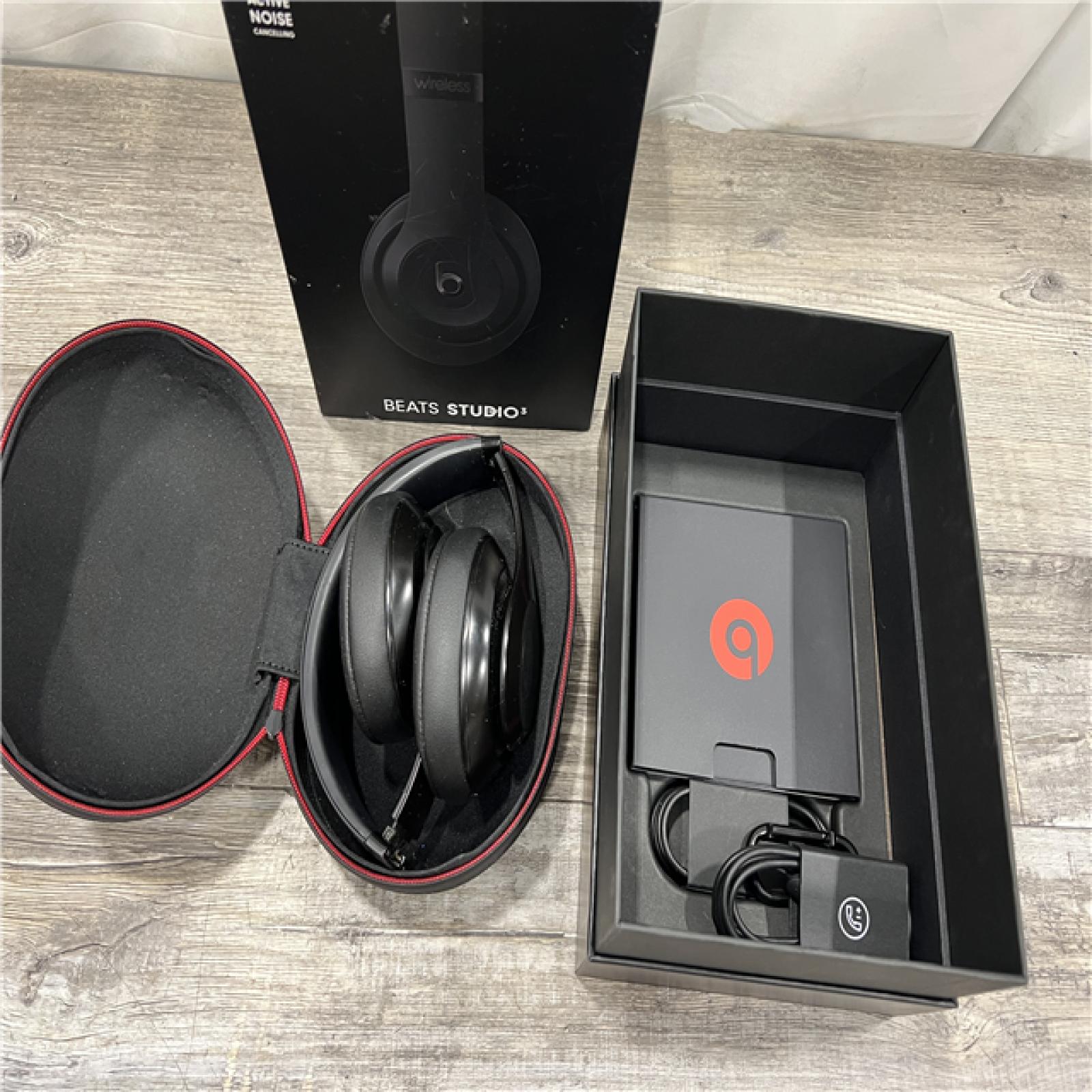 AS-IS Beats Studio3 Wireless Noise Cancelling Headphones- Matte Black